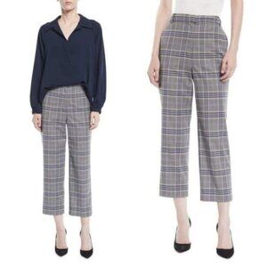 Tibi Lucas Plaid Pant Women Size 10